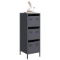 vidaXL Highboard Anthrazit 39x35x103,5 cm Stahl vidaXL Highboard Anthrazit 39x35x103,5 cm Stahl