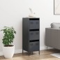 vidaXL Highboard Anthrazit 39x35x103,5 cm Stahl vidaXL Highboard Anthrazit 39x35x103,5 cm Stahl