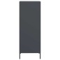 vidaXL Highboard Anthrazit 39x35x103,5 cm Stahl vidaXL Highboard Anthrazit 39x35x103,5 cm Stahl
