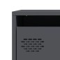 vidaXL Highboard Anthrazit 39x35x103,5 cm Stahl vidaXL Highboard Anthrazit 39x35x103,5 cm Stahl