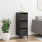 vidaXL Highboard Schwarz 39x35x103,5 cm Stahl vidaXL Highboard Schwarz 39x35x103,5 cm Stahl