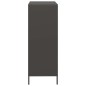 vidaXL Highboard Schwarz 39x35x103,5 cm Stahl vidaXL Highboard Schwarz 39x35x103,5 cm Stahl