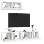 vidaXL TV-Schränke 3 Stk. Weiß Holzwerkstoff vidaXL TV-Schränke 3 Stk. Weiß Holzwerkstoff