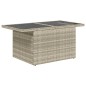 vidaXL 7-tlg. Garten-Sofagarnitur mit Kissen Hellgrau Poly Rattan vidaXL 7-tlg. Garten-Sofagarnitur mit Kissen Hellgrau Poly Rattan