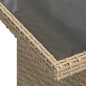 vidaXL 6-tlg. Garten-Sofagarnitur mit Kissen Beige Poly Rattan vidaXL 6-tlg. Garten-Sofagarnitur mit Kissen Beige Poly Rattan