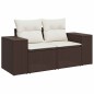 vidaXL 8-tlg. Garten-Sofagarnitur mit Kissen Braun Poly Rattan vidaXL 8-tlg. Garten-Sofagarnitur mit Kissen Braun Poly Rattan