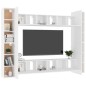 vidaXL 10-tlg. TV-Schrank-Set Weiß Holzwerkstoff vidaXL 10-tlg. TV-Schrank-Set Weiß Holzwerkstoff