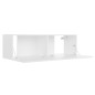 vidaXL 3-tlg. TV-Schrank-Set Weiß Holzwerkstoff vidaXL 3-tlg. TV-Schrank-Set Weiß Holzwerkstoff