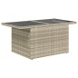 vidaXL 6-tlg. Garten-Sofagarnitur mit Kissen Hellgrau Poly Rattan vidaXL 6-tlg. Garten-Sofagarnitur mit Kissen Hellgrau Poly Rattan