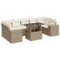 vidaXL 8-tlg. Garten-Sofagarnitur mit Kissen Beige Poly Rattan vidaXL 8-tlg. Garten-Sofagarnitur mit Kissen Beige Poly Rattan