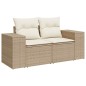 vidaXL 8-tlg. Garten-Sofagarnitur mit Kissen Beige Poly Rattan vidaXL 8-tlg. Garten-Sofagarnitur mit Kissen Beige Poly Rattan