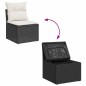 vidaXL 9-tlg. Garten-Sofagarnitur mit Kissen Schwarz Poly Rattan vidaXL 9-tlg. Garten-Sofagarnitur mit Kissen Schwarz Poly Rattan