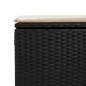 vidaXL 7-tlg. Garten-Sofagarnitur mit Kissen Schwarz Poly Rattan vidaXL 7-tlg. Garten-Sofagarnitur mit Kissen Schwarz Poly Rattan