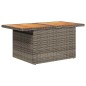 vidaXL 7-tlg. Garten-Sofagarnitur mit Kissen Grau Poly Rattan vidaXL 7-tlg. Garten-Sofagarnitur mit Kissen Grau Poly Rattan