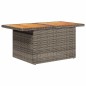vidaXL 8-tlg. Garten-Sofagarnitur mit Kissen Grau Poly Rattan vidaXL 8-tlg. Garten-Sofagarnitur mit Kissen Grau Poly Rattan