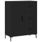 Highboard Schwarz 69,5x34x180 cm Holzwerkstoff Highboard Schwarz 69,5x34x180 cm Holzwerkstoff