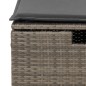 vidaXL 6-tlg. Garten-Sofagarnitur mit Kissen Grau Poly Rattan vidaXL 6-tlg. Garten-Sofagarnitur mit Kissen Grau Poly Rattan