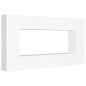 8-tlg. TV-Schrank-Set Weiß Holzwerkstoff 8-tlg. TV-Schrank-Set Weiß Holzwerkstoff