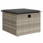 vidaXL 6-tlg. Garten-Sofagarnitur mit Kissen Hellgrau Poly Rattan vidaXL 6-tlg. Garten-Sofagarnitur mit Kissen Hellgrau Poly Rattan
