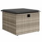 vidaXL 7-tlg. Garten-Sofagarnitur mit Kissen Hellgrau Poly Rattan vidaXL 7-tlg. Garten-Sofagarnitur mit Kissen Hellgrau Poly Rattan