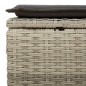 vidaXL 6-tlg. Garten-Sofagarnitur mit Kissen Hellgrau Poly Rattan vidaXL 6-tlg. Garten-Sofagarnitur mit Kissen Hellgrau Poly Rattan