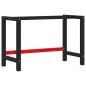 vidaXL Werkbank Dunkelbraun 140x60x81,5 cm Massivholz Eiche vidaXL Werkbank Dunkelbraun 140x60x81,5 cm Massivholz Eiche