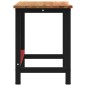 vidaXL Werkbank Dunkelbraun 140x60x81,5 cm Massivholz Eiche vidaXL Werkbank Dunkelbraun 140x60x81,5 cm Massivholz Eiche