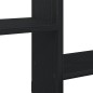 vidaXL Würfelregal 5 Fächer Schwarz Holzwerkstoff vidaXL Würfelregal 5 Fächer Schwarz Holzwerkstoff