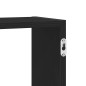 vidaXL Würfelregal 5 Fächer Schwarz Holzwerkstoff vidaXL Würfelregal 5 Fächer Schwarz Holzwerkstoff