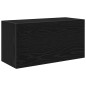 vidaXL Bad-Wandschrank Schwarz 60x25x30 cm Holzwerkstoff vidaXL Bad-Wandschrank Schwarz 60x25x30 cm Holzwerkstoff