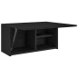 vidaXL Bad-Wandschrank Schwarz 60x25x30 cm Holzwerkstoff vidaXL Bad-Wandschrank Schwarz 60x25x30 cm Holzwerkstoff