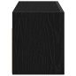 vidaXL Bad-Wandschrank Schwarz 60x25x30 cm Holzwerkstoff vidaXL Bad-Wandschrank Schwarz 60x25x30 cm Holzwerkstoff