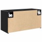 vidaXL Bad-Wandschrank Schwarz 60x25x30 cm Holzwerkstoff vidaXL Bad-Wandschrank Schwarz 60x25x30 cm Holzwerkstoff
