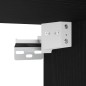 vidaXL Bad-Wandschrank Schwarz 60x25x30 cm Holzwerkstoff vidaXL Bad-Wandschrank Schwarz 60x25x30 cm Holzwerkstoff