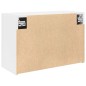 vidaXL Bad-Wandschrank Weiß 60x25x40 cm Holzwerkstoff vidaXL Bad-Wandschrank Weiß 60x25x40 cm Holzwerkstoff