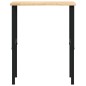vidaXL Werkbank 80x60x(71,5-98) cm Massivholz Eiche vidaXL Werkbank 80x60x(71,5-98) cm Massivholz Eiche