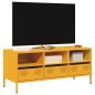 vidaXL TV-Schrank Senfgelb 101,5x39x43,5 cm Kaltgewalzter Stahl vidaXL TV-Schrank Senfgelb 101,5x39x43,5 cm Kaltgewalzter Stahl