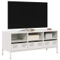 vidaXL TV-Schrank Weiß 101,5x39x43,5 cm Kaltgewalzter Stahl