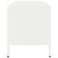 vidaXL TV-Schrank Weiß 101,5x39x43,5 cm Kaltgewalzter Stahl