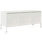 vidaXL TV-Schrank Weiß 101,5x39x43,5 cm Kaltgewalzter Stahl