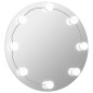 Wandspiegel mit LED-Beleuchtung Rund Glas Wandspiegel mit LED-Beleuchtung Rund Glas