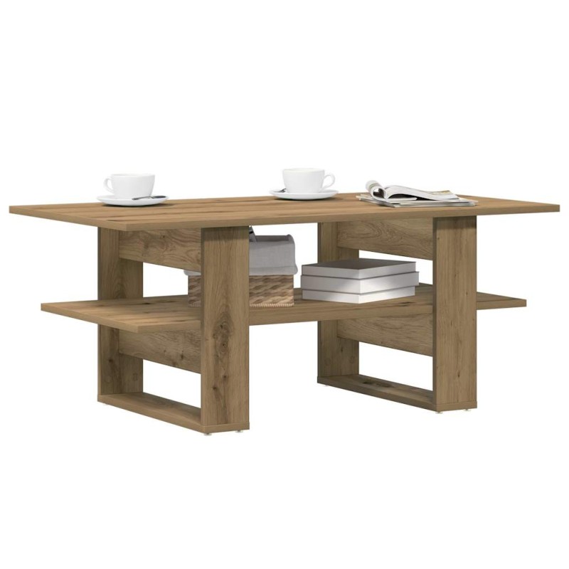 vidaXL Couchtisch Artisan-Eiche 102x55x42 cm Holzwerkstoff vidaXL Couchtisch Artisan-Eiche 102x55x42 cm Holzwerkstoff