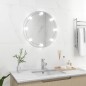 Wandspiegel mit LED-Beleuchtung Rund Glas Wandspiegel mit LED-Beleuchtung Rund Glas