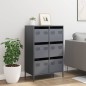 vidaXL Highboard Anthrazit 68x39x101,5 cm Stahl vidaXL Highboard Anthrazit 68x39x101,5 cm Stahl