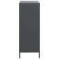 vidaXL Highboard Anthrazit 68x39x101,5 cm Stahl vidaXL Highboard Anthrazit 68x39x101,5 cm Stahl