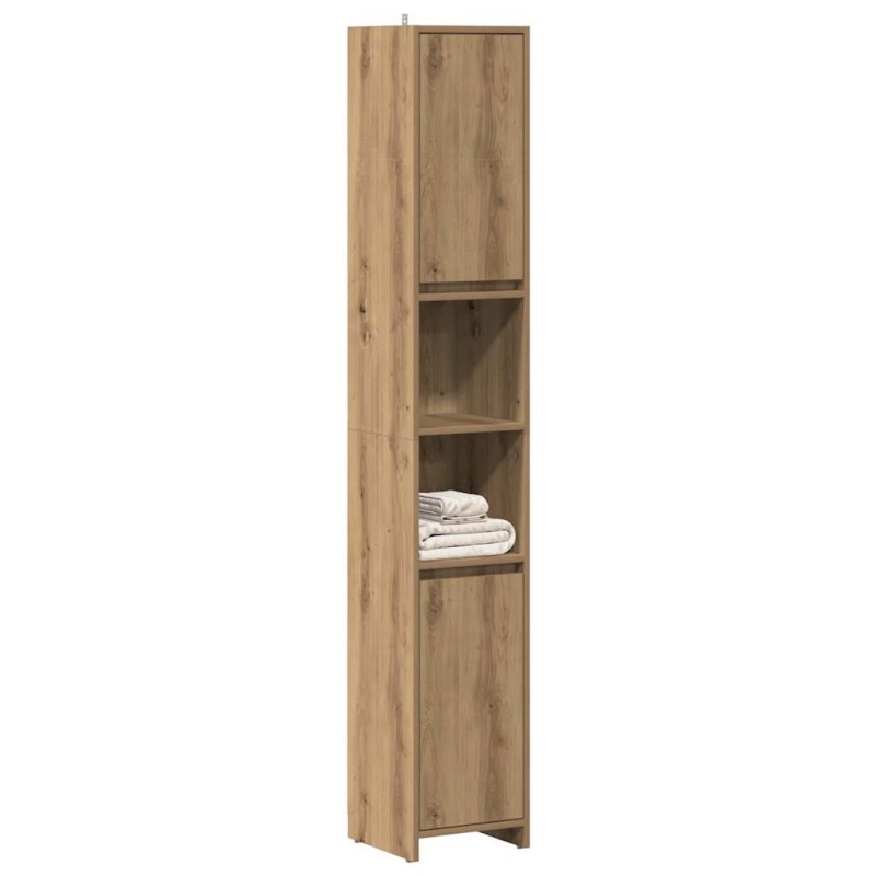 vidaXL Badschrank Artisan-Eiche 30x30x183,5 cm Holzwerkstoff vidaXL Badschrank Artisan-Eiche 30x30x183,5 cm Holzwerkstoff