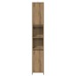 vidaXL Badschrank Artisan-Eiche 30x30x183,5 cm Holzwerkstoff vidaXL Badschrank Artisan-Eiche 30x30x183,5 cm Holzwerkstoff