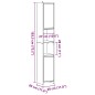 vidaXL Badschrank Artisan-Eiche 30x30x183,5 cm Holzwerkstoff vidaXL Badschrank Artisan-Eiche 30x30x183,5 cm Holzwerkstoff