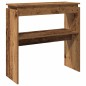 vidaXL Konsolentisch Altholz-Optik 80x30x80 cm Holzwerkstoff vidaXL Konsolentisch Altholz-Optik 80x30x80 cm Holzwerkstoff