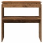 vidaXL Konsolentisch Altholz-Optik 80x30x80 cm Holzwerkstoff vidaXL Konsolentisch Altholz-Optik 80x30x80 cm Holzwerkstoff